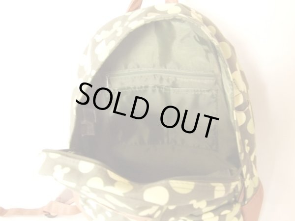 画像8: ミッキーマウスシルエット総柄ディパック緑ディズニー (8)