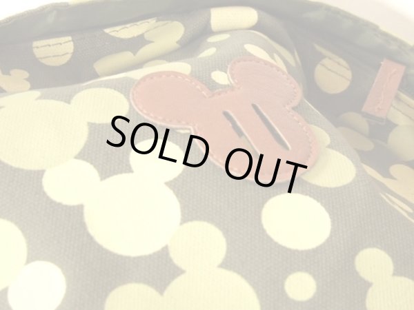 画像6: ミッキーマウスシルエット総柄ディパック緑ディズニー (6)