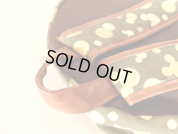 画像7: ミッキーマウスシルエット総柄ディパック緑ディズニー (7)