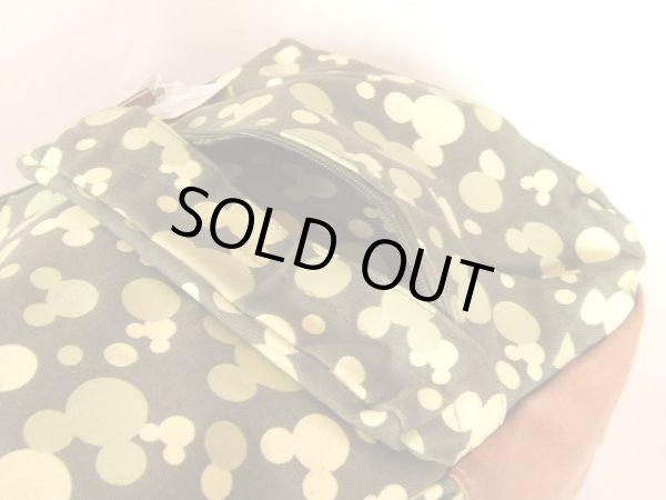 画像4: ミッキーマウスシルエット総柄ディパック緑ディズニー (4)