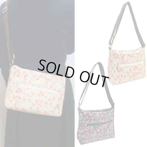 画像6: ＜訳あり＞＜値下げ＞小花柄ショルダーバッグ（２色有） (6)