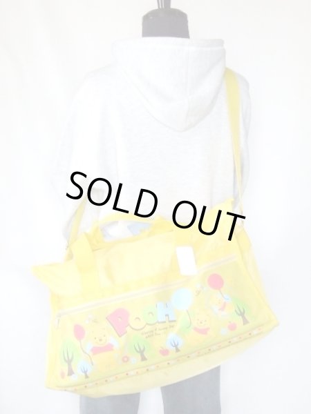 画像8: くまのプーさん(DISNEY)キッズ用軽量２ＷＡＹボストンバッグ黄 (8)