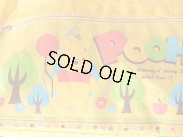 画像6: くまのプーさん(DISNEY)キッズ用軽量２ＷＡＹボストンバッグ黄 (6)