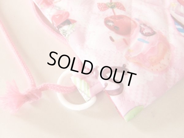 画像6: スイーツ柄キルト２ＷＡＹナップサック／ピンク (6)