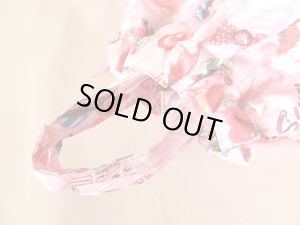 画像3: スイーツ柄キルト２ＷＡＹナップサック／ピンク (3)