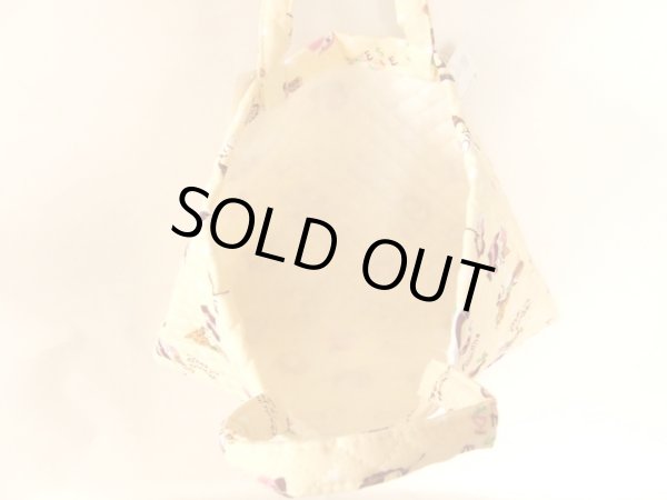 画像4: スイーツ柄キルトお稽古バッグ黄 (4)