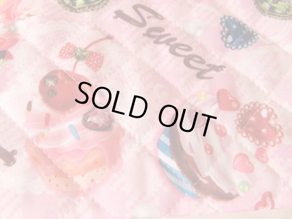 画像5: スイーツ柄キルト２ＷＡＹナップサック／ピンク (5)