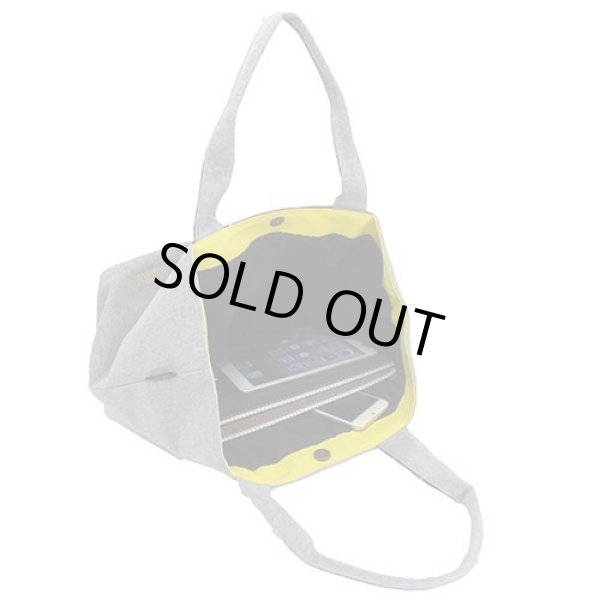 画像4: エレガントな着物モチーフトートバッグ紺 (4)