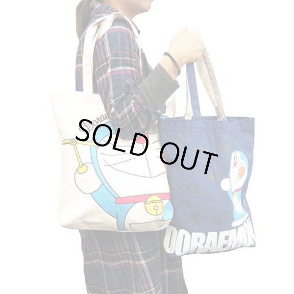画像5: ドラえもんビッグフェイストートバッグ【メール便ok】 (5)