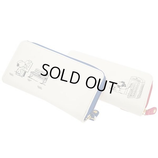 画像4: スヌーピーSNOOPY刺繍入り長財布 (4)