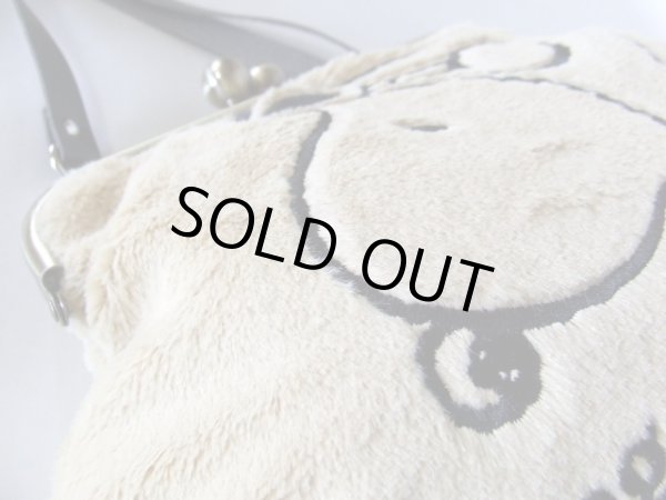 画像3: スヌーピーSNOOPYふわふわモコモコショルダーバッグ（２色有） (3)