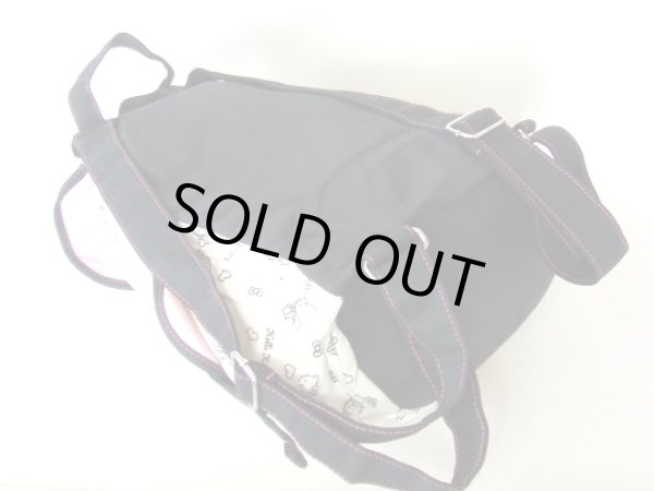 画像2: ハローキティHELLO KITTY総柄リュックサック白 (2)