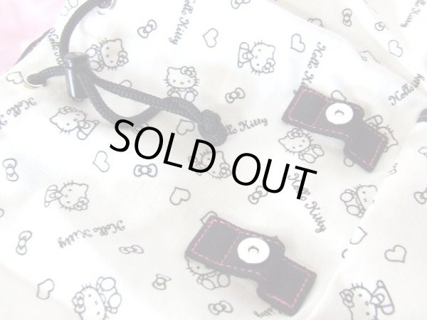 画像6: ハローキティHELLO KITTY総柄リュックサック白 (6)