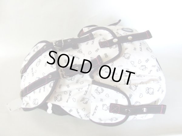 画像4: ハローキティHELLO KITTY総柄リュックサック白 (4)