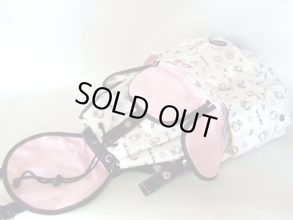 画像5: ハローキティHELLO KITTY総柄リュックサック白 (5)