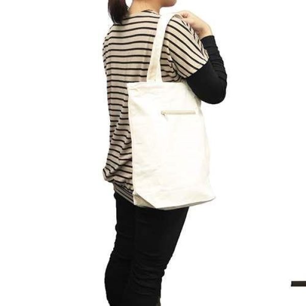 画像5: （値下げ）パーティブルドッグイラストトートバッグ (5)