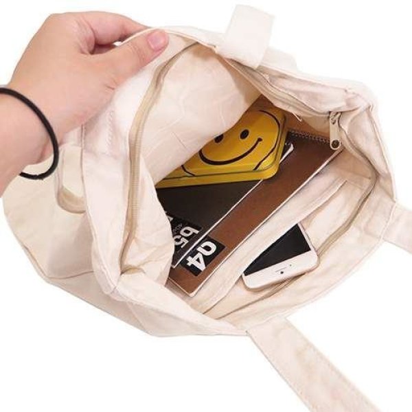 画像4: （値下げ）パーティブルドッグイラストトートバッグ (4)