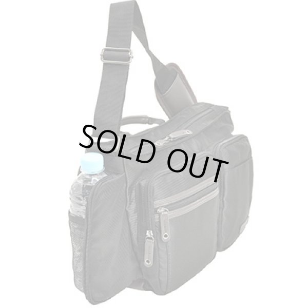 画像5: ＜訳あり＞人気のモビーズ（Ｍobby's）メンズ斜め掛け９つの多機能ポケット付き男性用ショルダーバッグ (5)