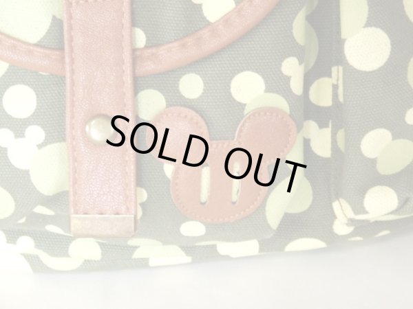 画像4: ミッキーマウスシルエット総柄リュックサック (4)