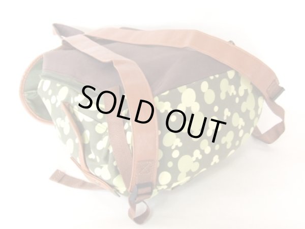 画像2: ミッキーマウスシルエット総柄リュックサック (2)