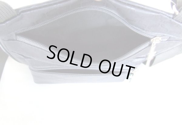 画像7: 拡幅機能ジャガード薄型ショルダーバッグ (7)