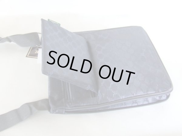 画像5: 拡幅機能ジャガード薄型ショルダーバッグ (5)