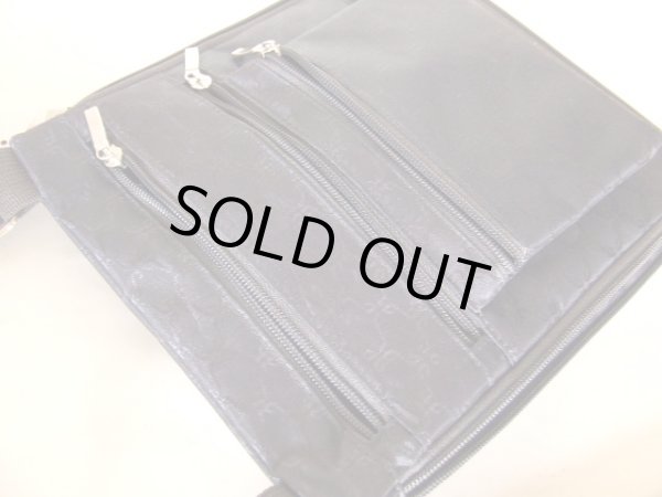 画像4: 拡幅機能ジャガード薄型ショルダーバッグ (4)