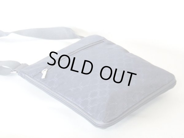 画像2: 拡幅機能ジャガード薄型ショルダーバッグ (2)