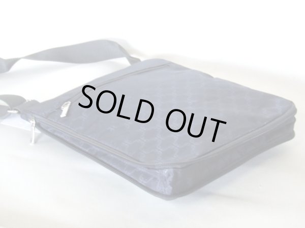 画像3: 拡幅機能ジャガード薄型ショルダーバッグ (3)