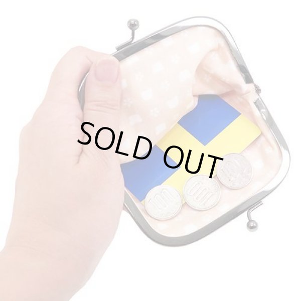 画像6: リラックマちりめんがま口ポーチ小銭入れ（２色有）【メール便ok】 (6)