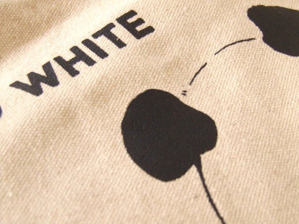 画像9: レディース親子パンダ柄可愛い天ファスナートートバッグ／アイボリー (9)