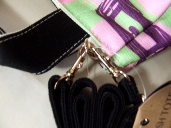 画像9: スマホの操作が透明ポケットに入れたまま出来る2wayミニトートバッグ車（２色有） (9)