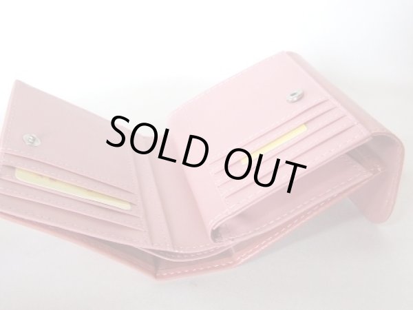 画像10: 縁起の良い親子ふくろうイラスト二つ折り財布セパレートタイプ（5色有） (10)