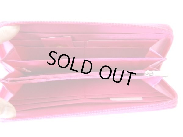 画像7: フラワーイラストラウンドタイプ長財布（４色有） (7)