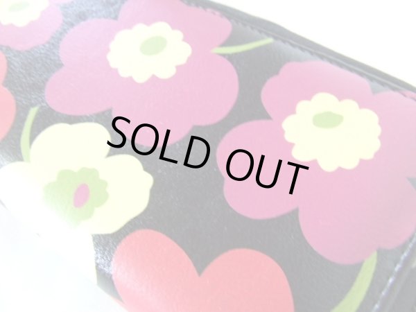 画像8: フラワーイラストラウンドタイプ長財布（４色有） (8)