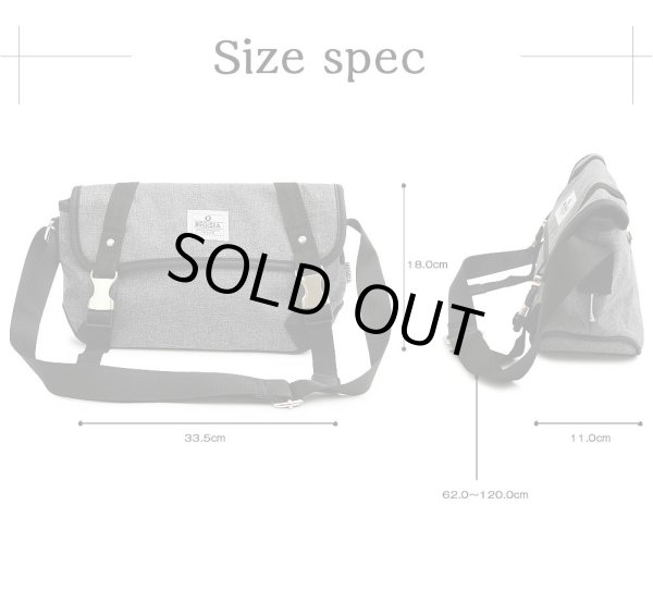 画像4: デイリーユースにぴったり使い勝手の良いショルダーバッグ（２色有） (4)