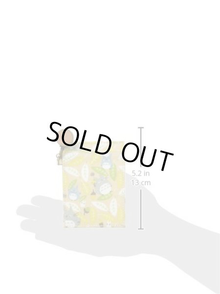 画像3: となりのトトロ葉っぱがいっぱいリール付きパスケース (3)