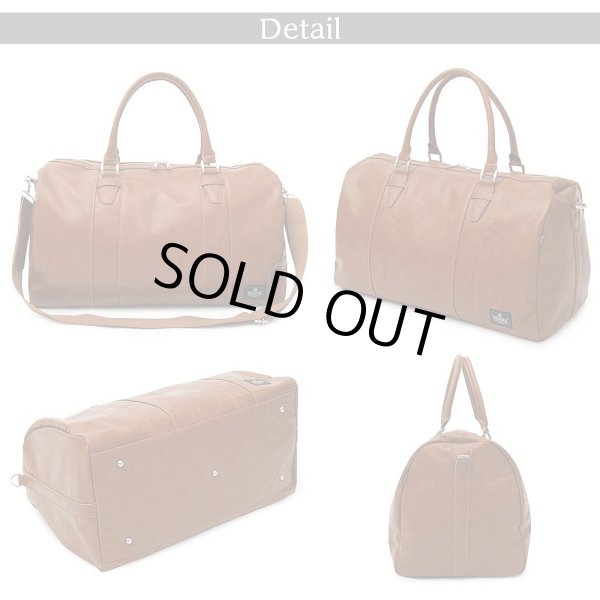 画像5: 【sale】タウンユースにも使えるアンティーク風２ＷＡＹボストンバッグ（３色有） (5)