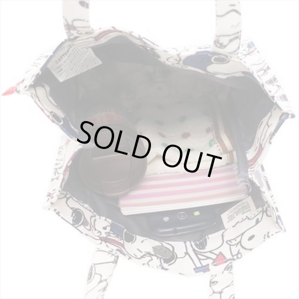 画像6: スヌーピー(snoopy)ラミネート加工トートバッグ【メール便ok】 (6)