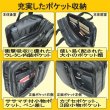 画像4: 【sale】ポリカーボネイトコーティング３ＷＡＹビジネスバッグ／黒 (4)