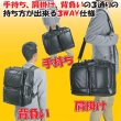 画像6: 【sale】ポリカーボネイトコーティング３ＷＡＹビジネスバッグ／黒 (6)