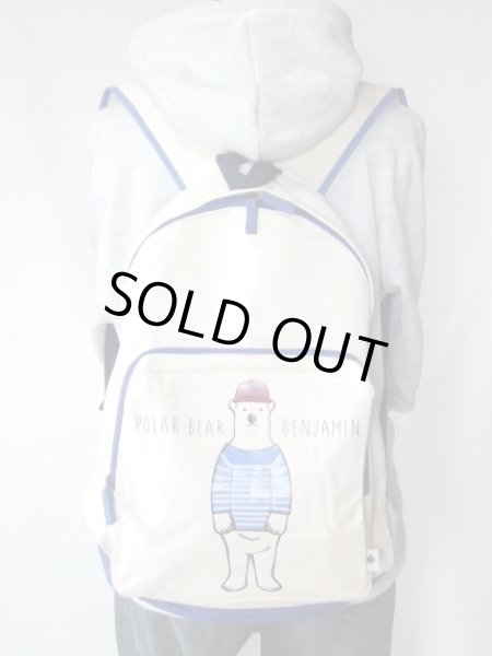 画像8: POLAR BEAR BENJAMINリュックサック／青 (8)