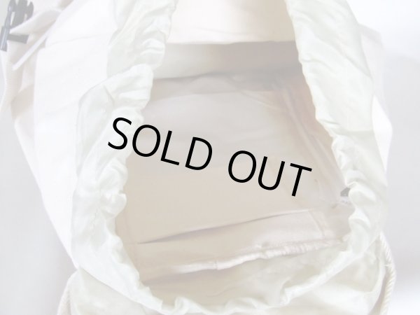 画像6: スッキリしたシンプルデザインで可愛らしい帆布リュックサック／アイボリー (6)