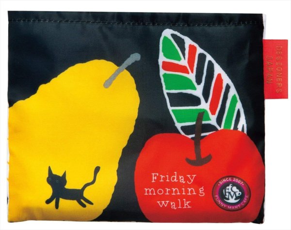 画像2: ＜人気商品＞レディース向けおしゃれでかわいい2way折りたたみショッピングエコバッグ／キャット (2)