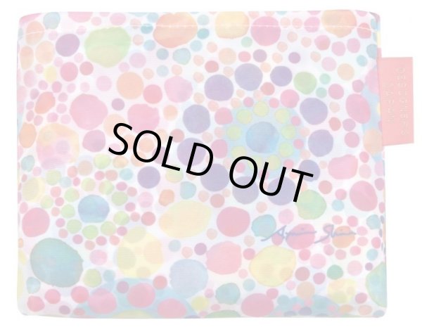 画像2: レディース向けおしゃれでかわいい2way折りたたみショッピングエコバッグ／フラワードット (2)