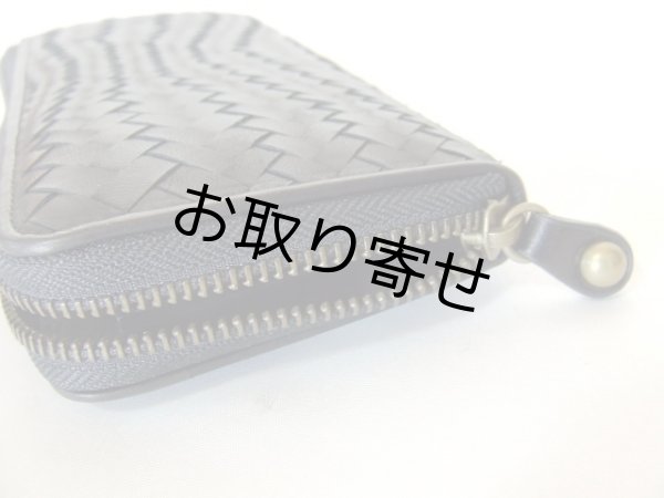 画像4: 【sale】ポニー本革メンズ＆レディース大容量メッシュ長財布／黒【取寄商品】 (4)