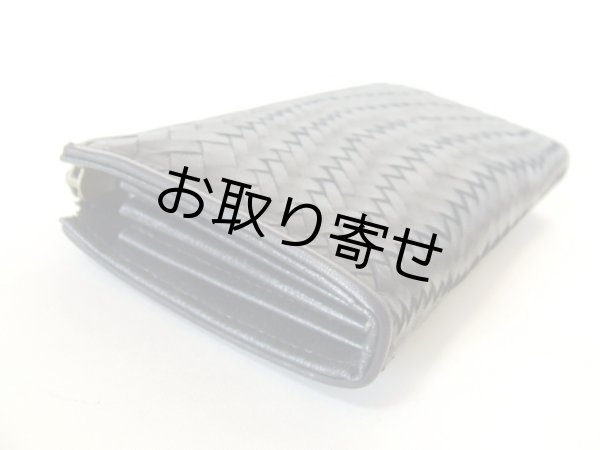 画像3: 【sale】ポニー本革メンズ＆レディース大容量メッシュ長財布／黒【取寄商品】 (3)