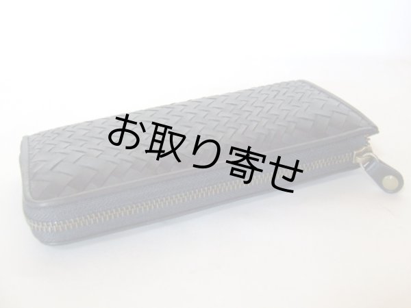 画像2: 【sale】ポニー本革メンズ＆レディース大容量メッシュ長財布／黒【取寄商品】 (2)