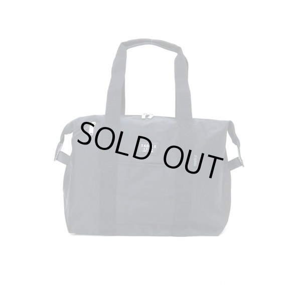 画像2: メンズ＆レディース１〜２泊の旅行や出張に便利なナイロンボストンバッグ／黒 (2)