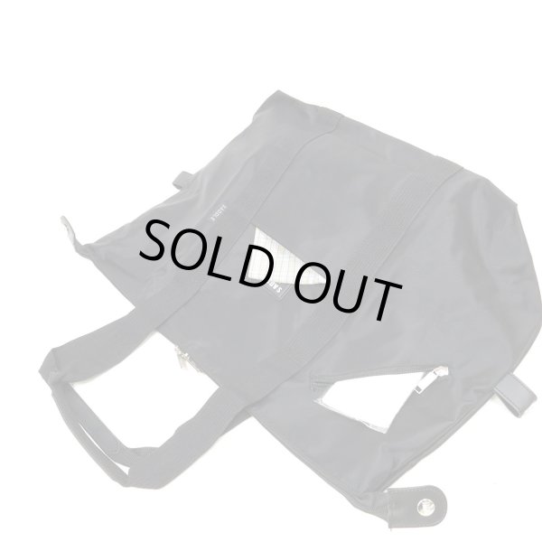 画像6: メンズ＆レディース１〜２泊の旅行や出張に便利なナイロンボストンバッグ／黒 (6)